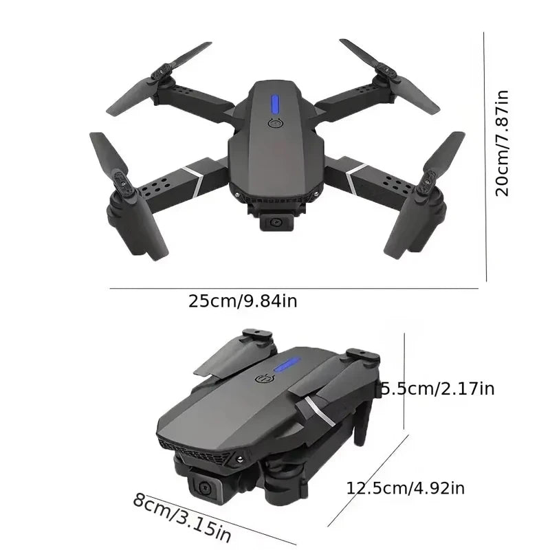 E88 Dual Camera Drone - A beginner Friendly Quadcopter, Youngsters's Toy Drone, Perfect Gift for Christmas, Halloween