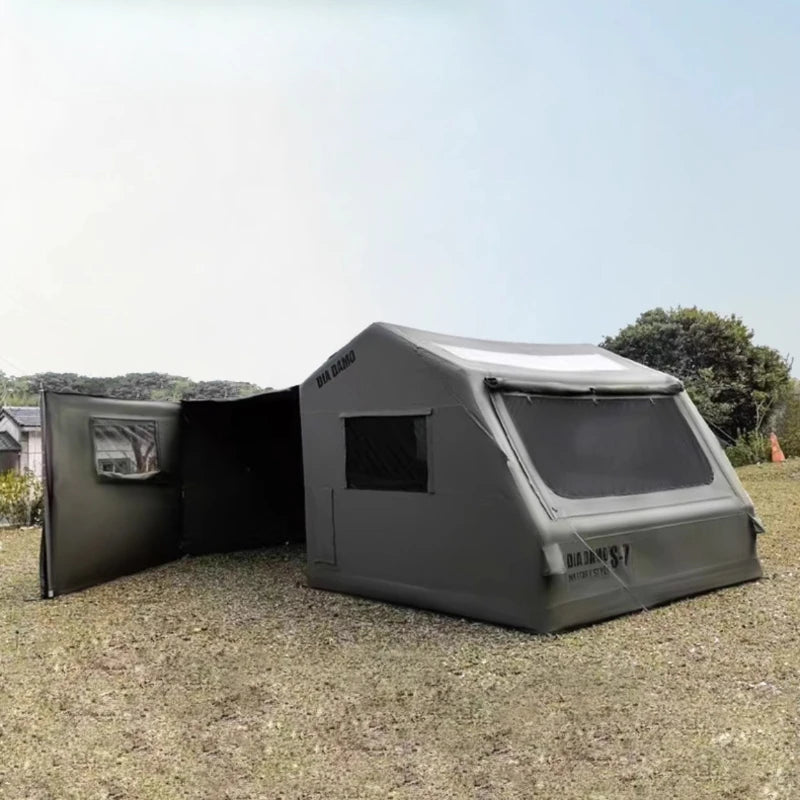 Custom Air Glamping Waterproof Tents Multifunctional Outdoor Camping Inflatable Tent Light Luxury Comfortable Rainproof Tent