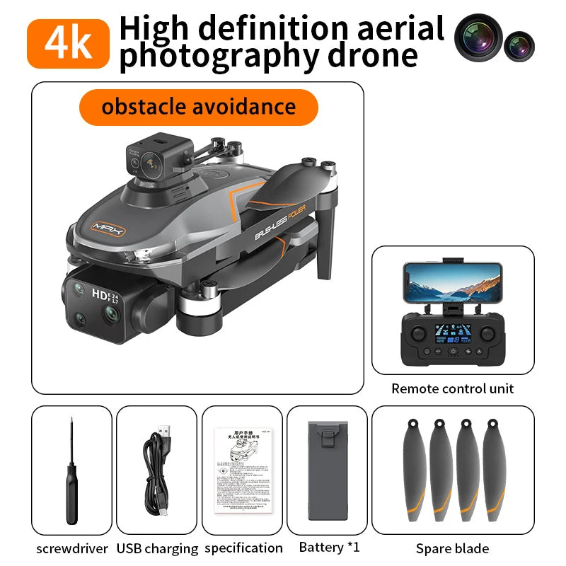 2024 NewS155 Drone With 8K Camera A22 360° Laser Obstacle Avoidance 5G Digital Image Transmission PTZ Anti-Shake EIS Camera FPV