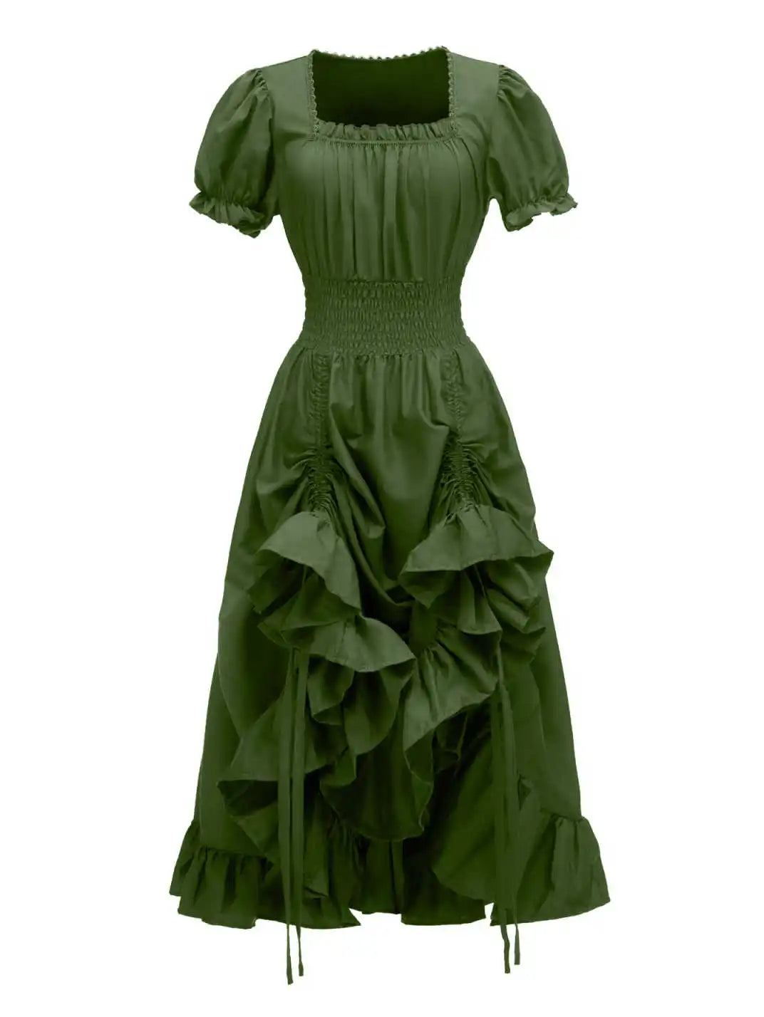 Women Renaissance Costumes Medieval Dress Victorian High Low Dress