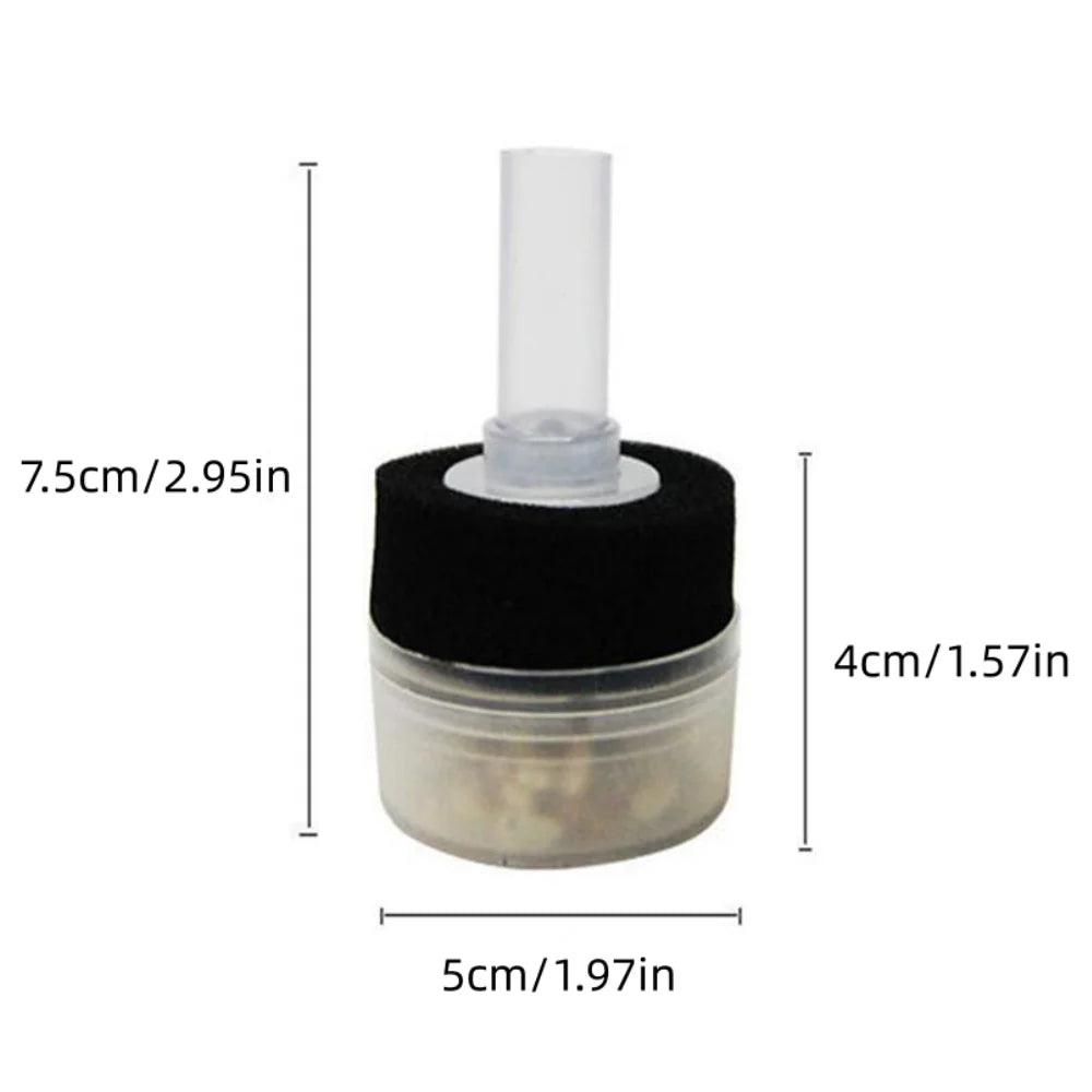 Small Aquarium Filter Fish Tank Shrimp Pond Air Pump Sponge Filter Useful Easy Installation Reusable Aquarium Accessories New