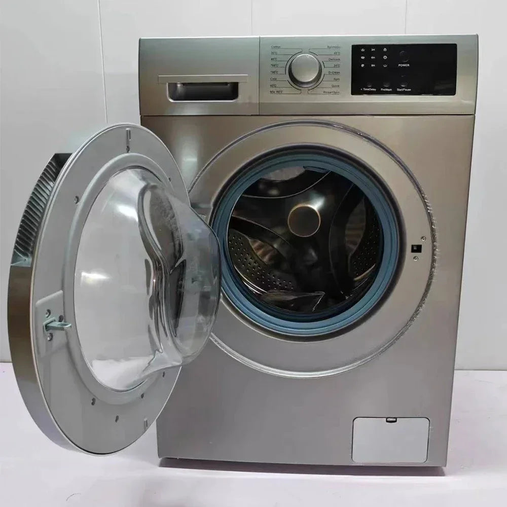 Washing and Dry Machine, 2-in-1 Fully Automatic, Electric Stainless Steel, 220V 1900W, Sturdy Zinc Plate Material, capacity 10kg