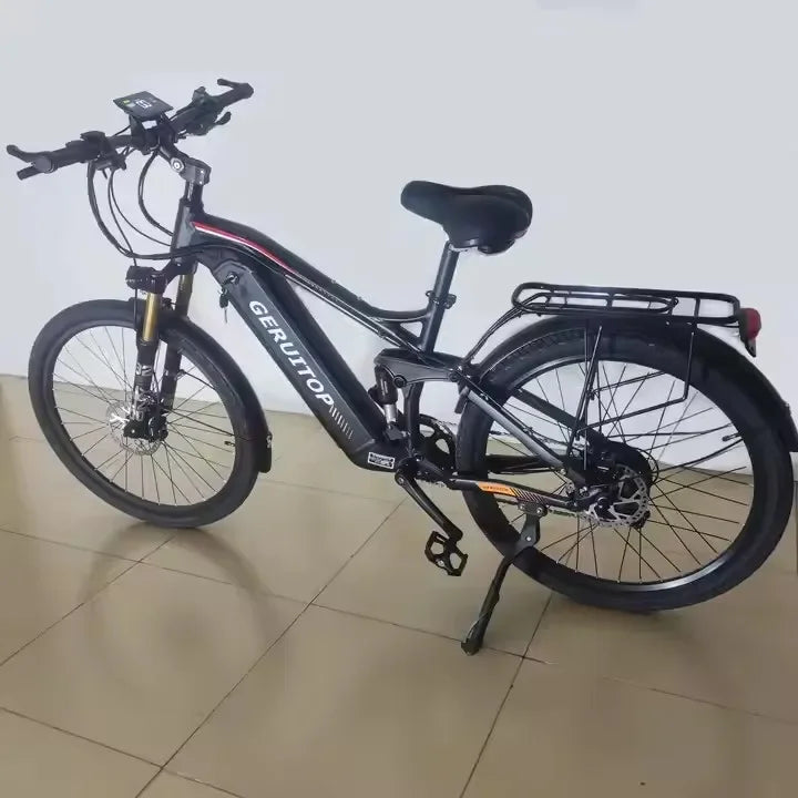 Electric mountain Bike 1000W 52V 21Ah 21speed 27.5x2.4 Bearing suspension Oil Brake Aluminum Alloy frame fast Road ebike