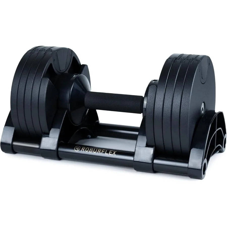 Adjustable Dumbbell Single by for Workout Strength Training Fitness Home Gym