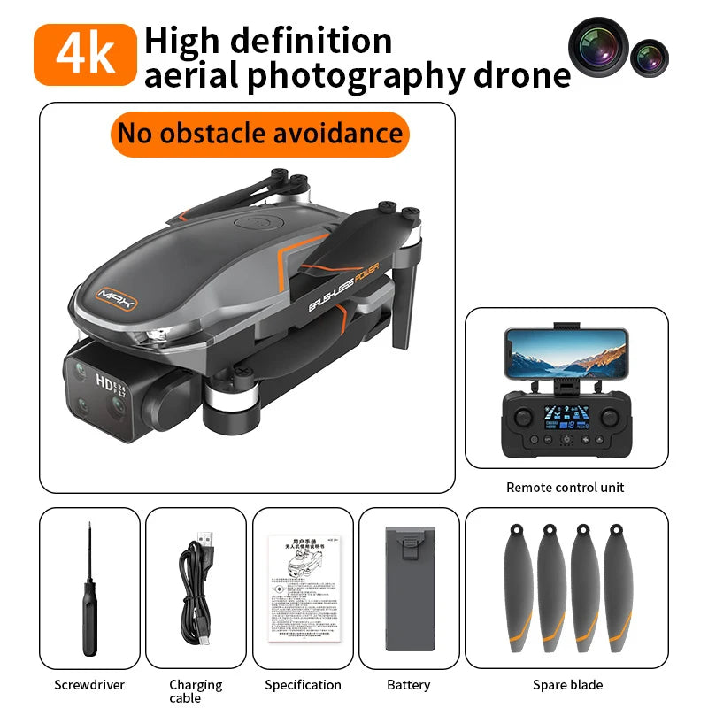 2024 NewS155 Drone With 8K Camera A22 360° Laser Obstacle Avoidance 5G Digital Image Transmission PTZ Anti-Shake EIS Camera FPV