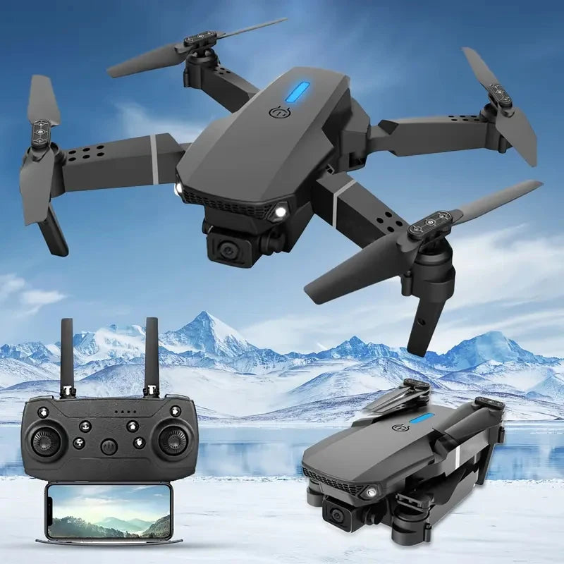 E88 Dual Camera Drone - A beginner Friendly Quadcopter, Youngsters's Toy Drone, Perfect Gift for Christmas, Halloween