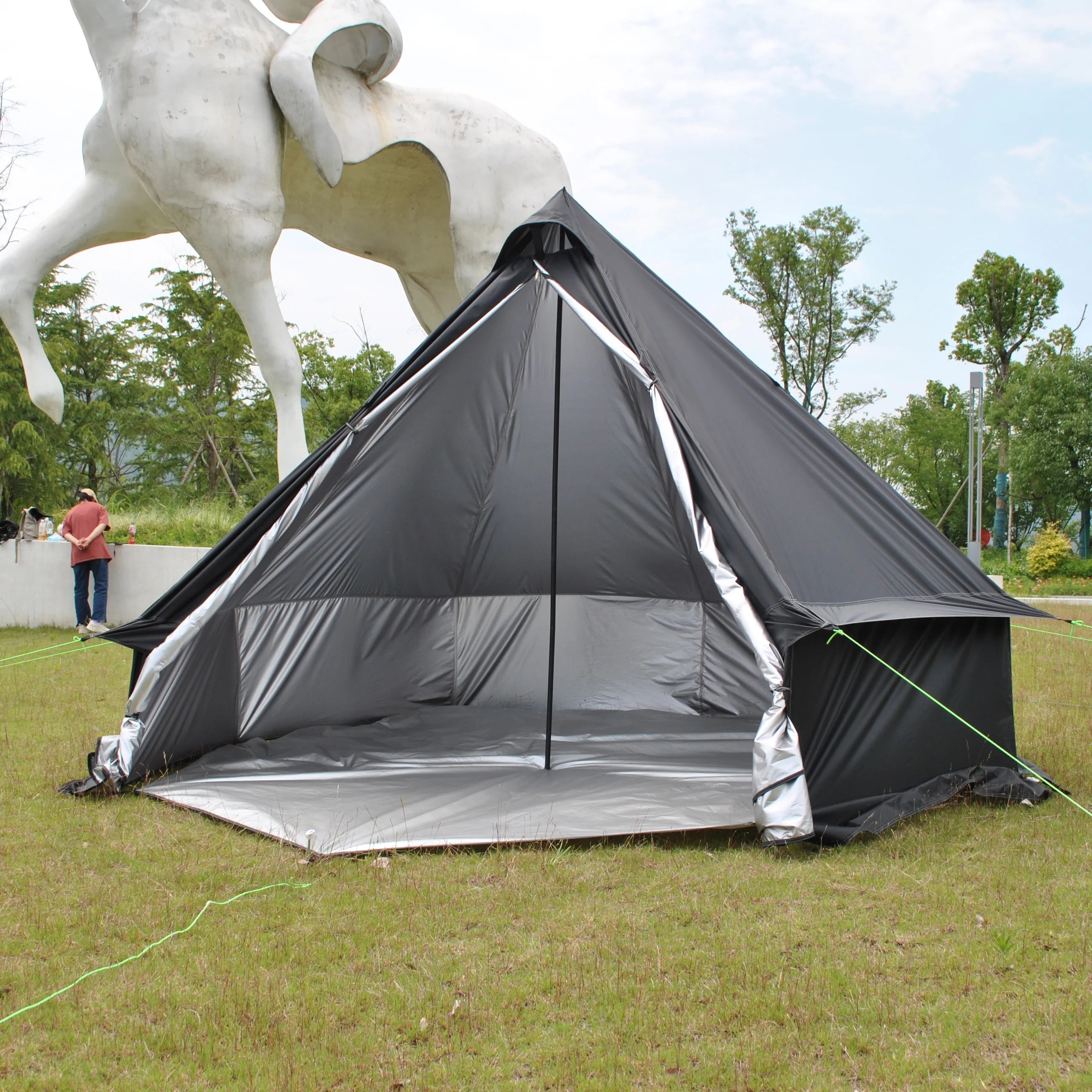 Regatta Mongolian Bell Tent - W/StoveJack, Waterproof, 4 Season Luxury Camping and Glamping Yurt Tent Outdoor