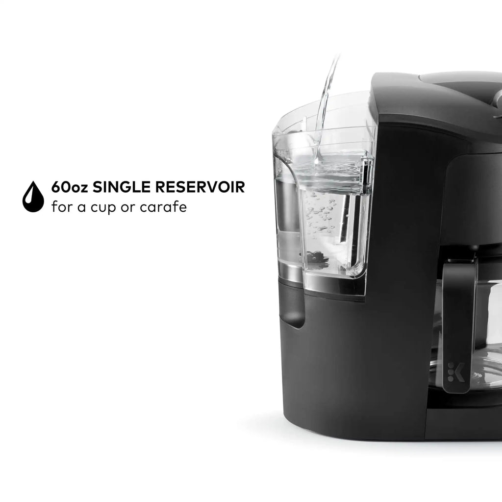 K-Duo Black Single-Serve K-Cup Pod Coffee Maker