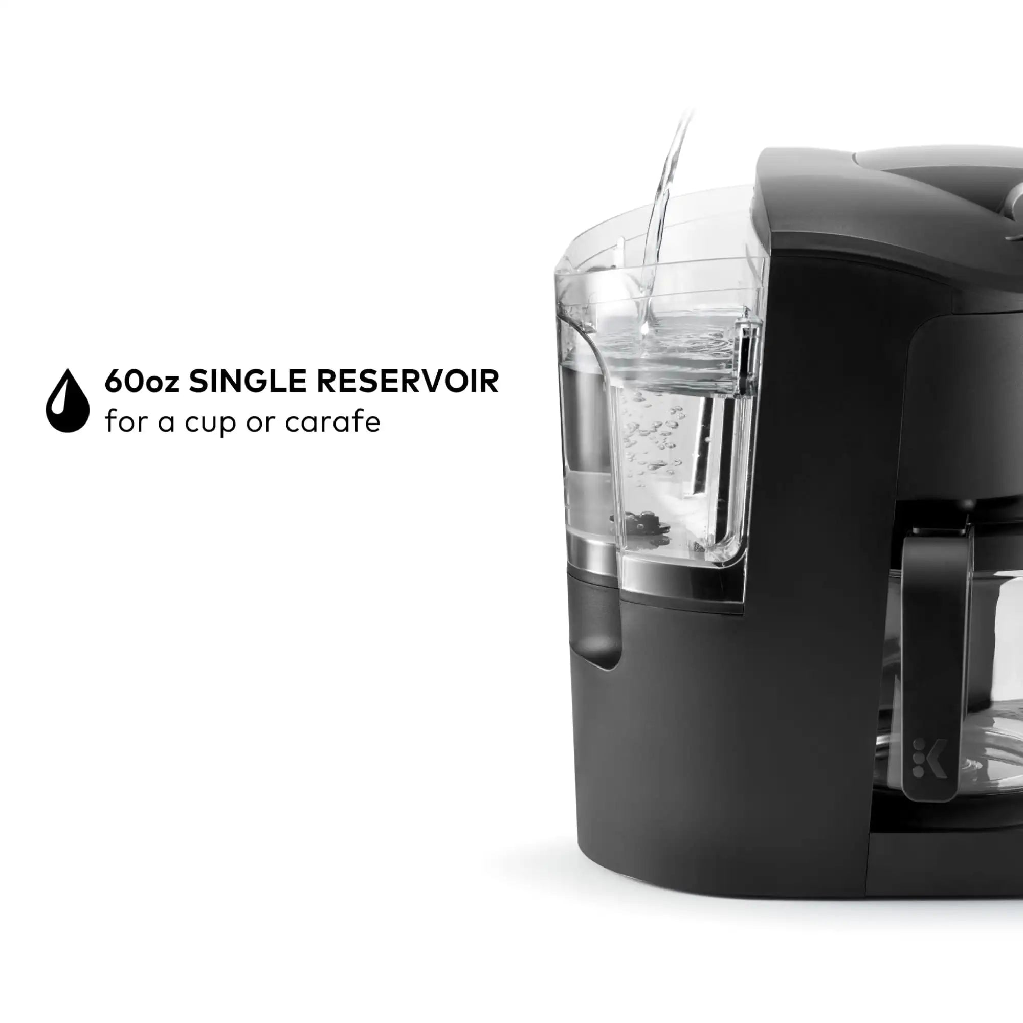 K-Duo Black Single-Serve K-Cup Pod Coffee Maker