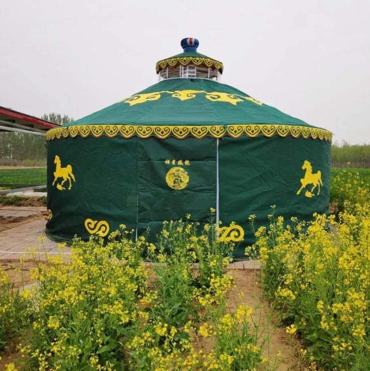WaterProof  Glamping Luxury Mongolian yurt tent