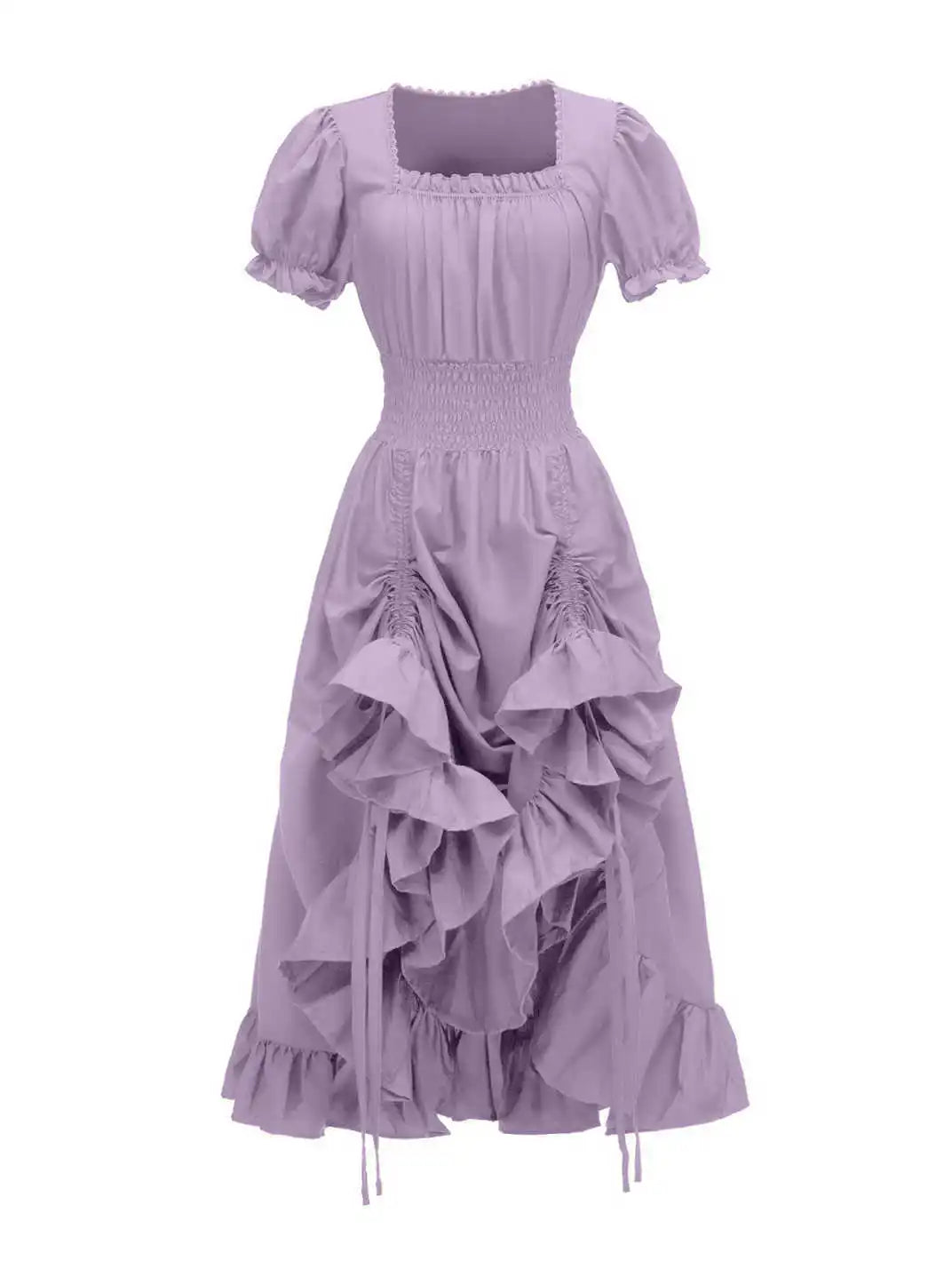 Women Renaissance Costumes Medieval Dress Victorian High Low Dress