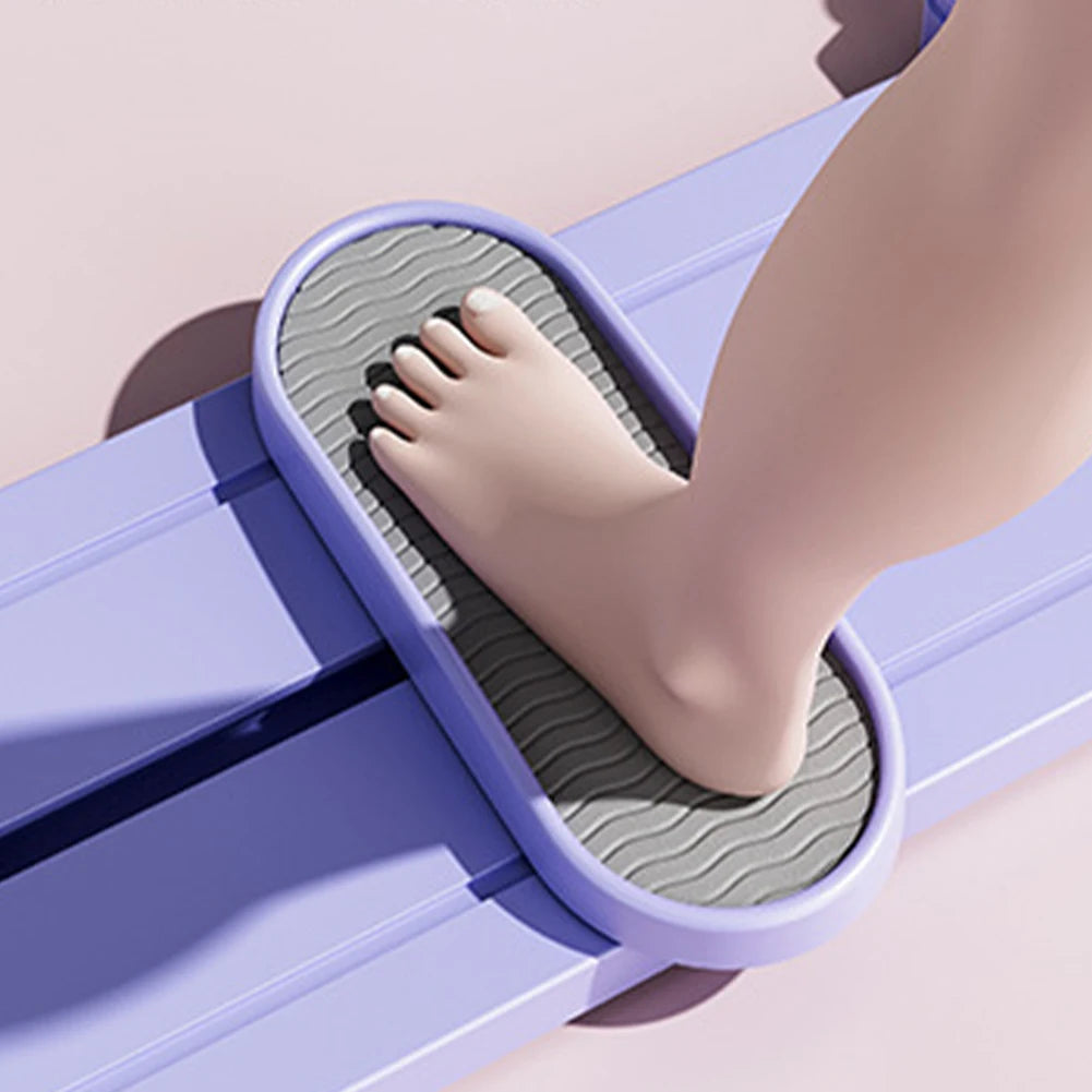 Fitness Ski Machine Foldable Ski Trainer with Handle & Pull Rope Pelvic & Hip Strengthener Simulated Ski Trainer for Home Gym