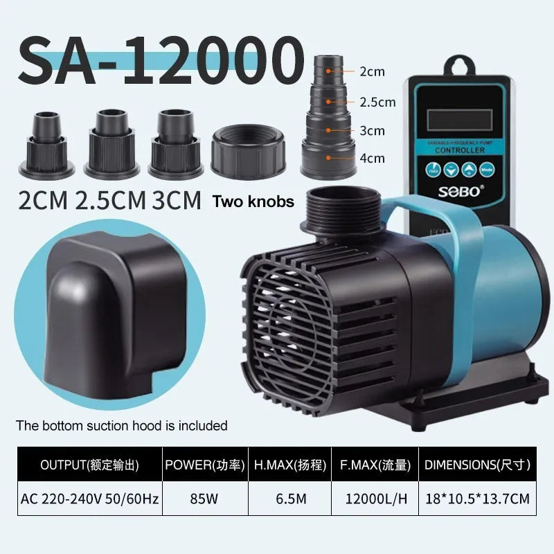 AC220V Ultra-quiet Submersible Pump, Suitable for Fish Tank and Aquarium Filtration, Oxygenation and Circulation Water Pump