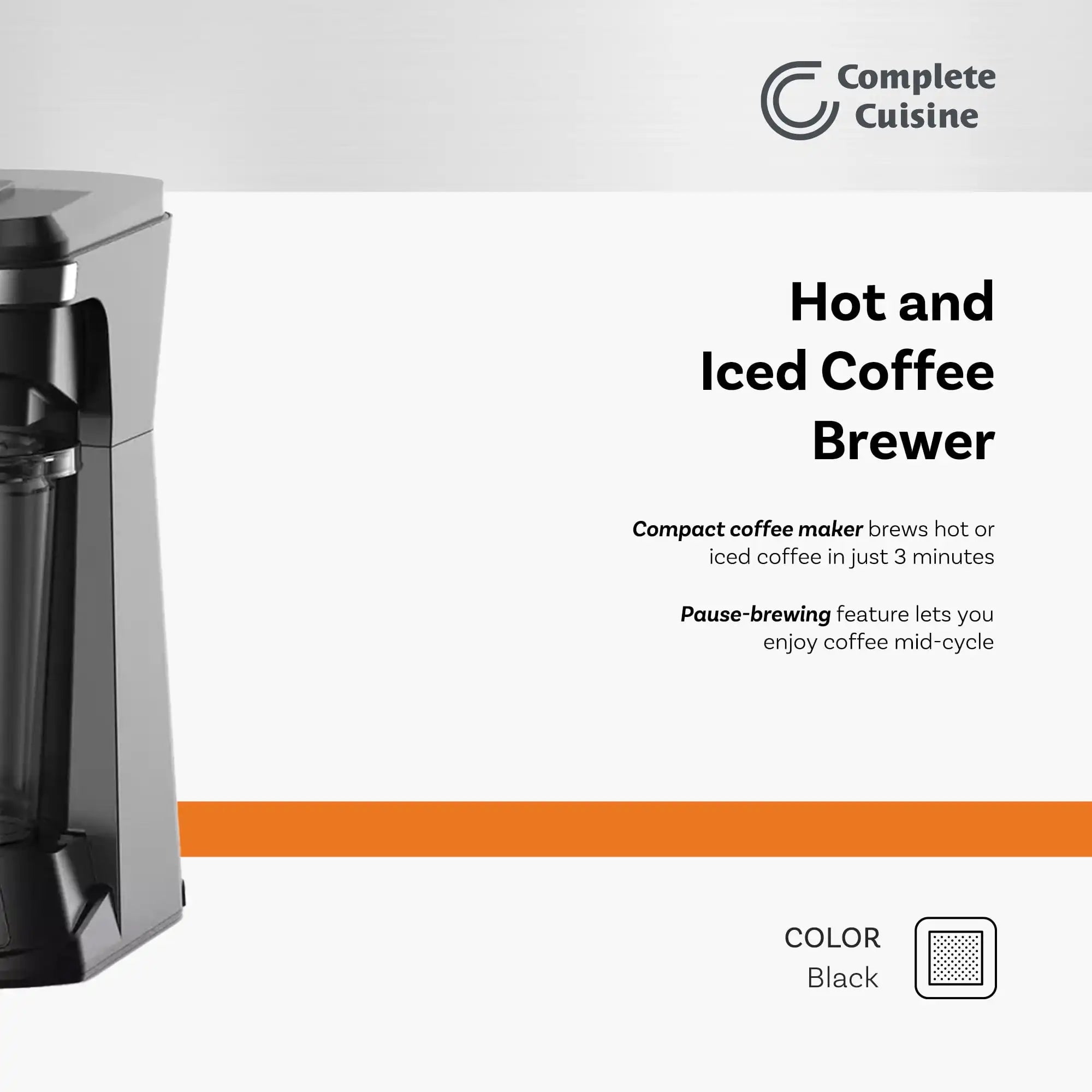 4-in-1 Single Serve Coffee Maker Hot & Iced/Pod & Scooped