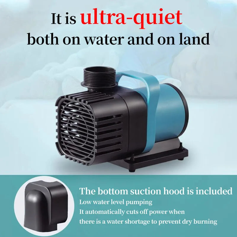 AC220V Ultra-quiet Submersible Pump, Suitable for Fish Tank and Aquarium Filtration, Oxygenation and Circulation Water Pump