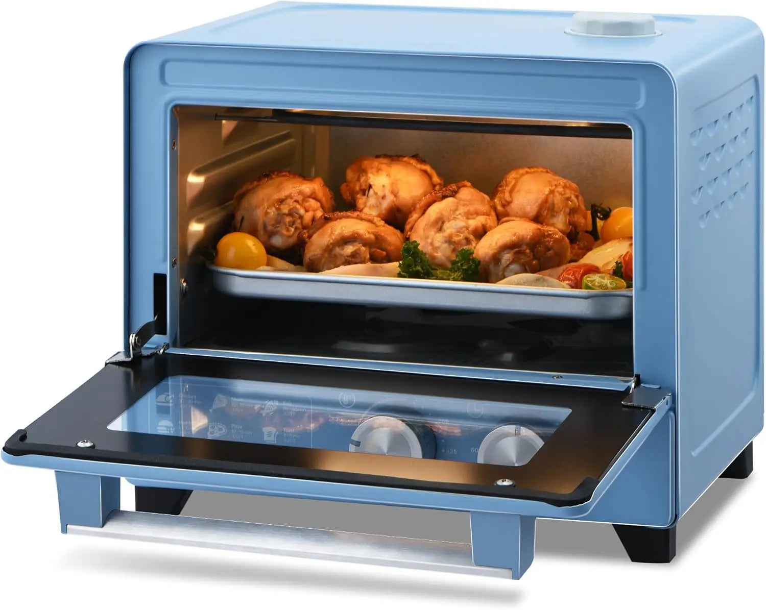 6-in-1 Air Fryer Toaster Oven Combo, 12L Air Fryer with Steam Infusion, Mild Steaming Convection Toaster Oven with Fast Preheat,