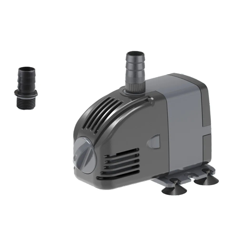 6/14/24w Aquarium Water Pumps Submersible Ultra-Quiet Filter Pump Adjustable Flow with Suction Cups Fish Pond Pump Fish Pond