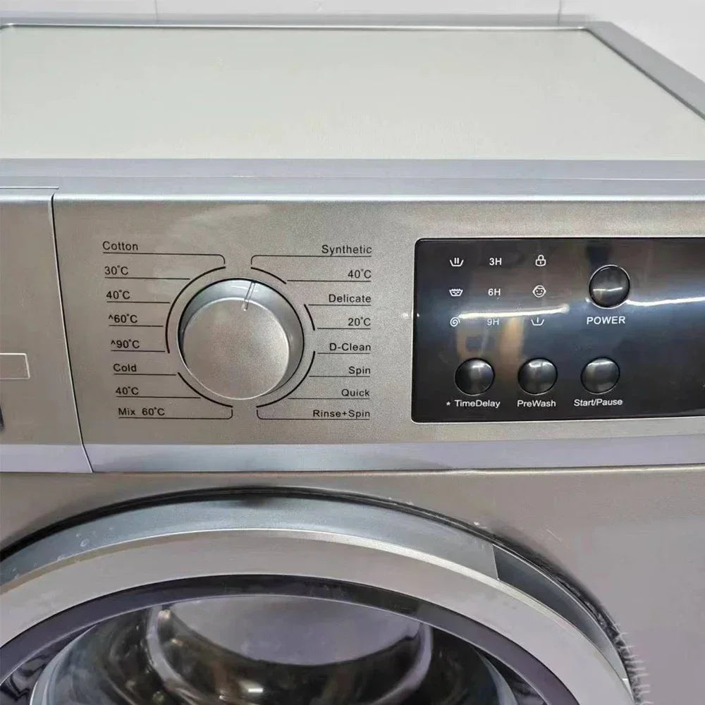 Washing and Dry Machine, 2-in-1 Fully Automatic, Electric Stainless Steel, 220V 1900W, Sturdy Zinc Plate Material, capacity 10kg