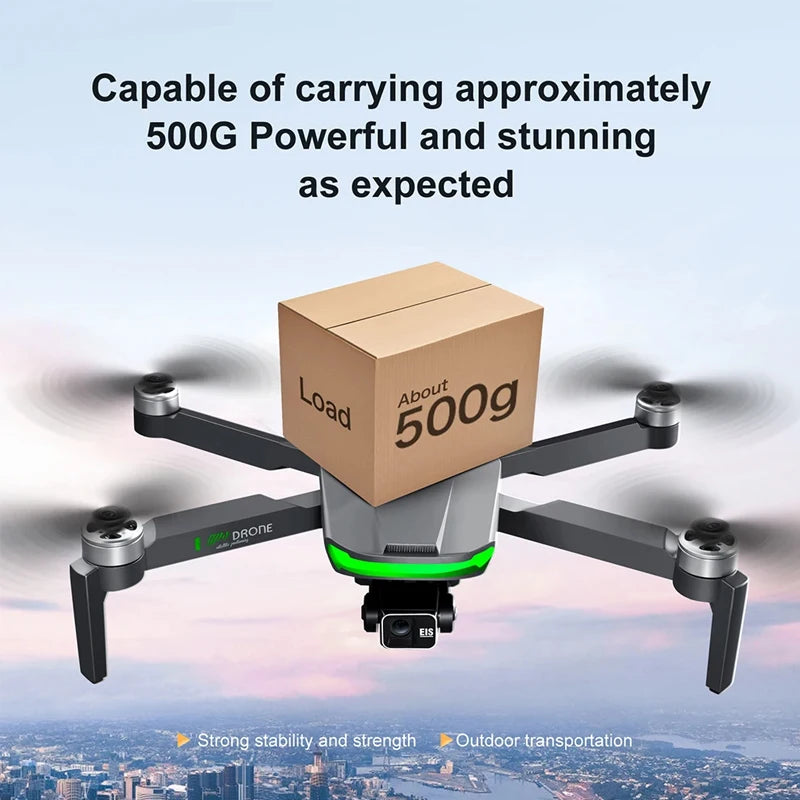 2025 GPS Drone 3-axis PTZ 6000M 360° Obstacle Avoidance 8K Dual HD Camera Dron 5G Brushless Motor Foldable Quadcopter Toys S155