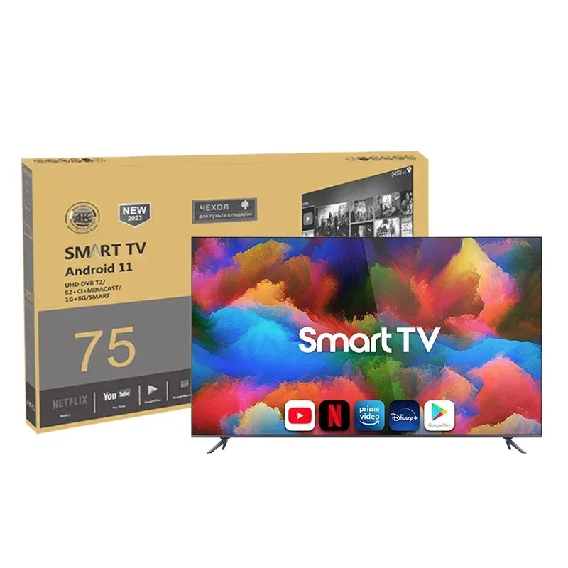 Manufacturer Smart Tv Television 34/43 Inch LED TV with Android WiFi