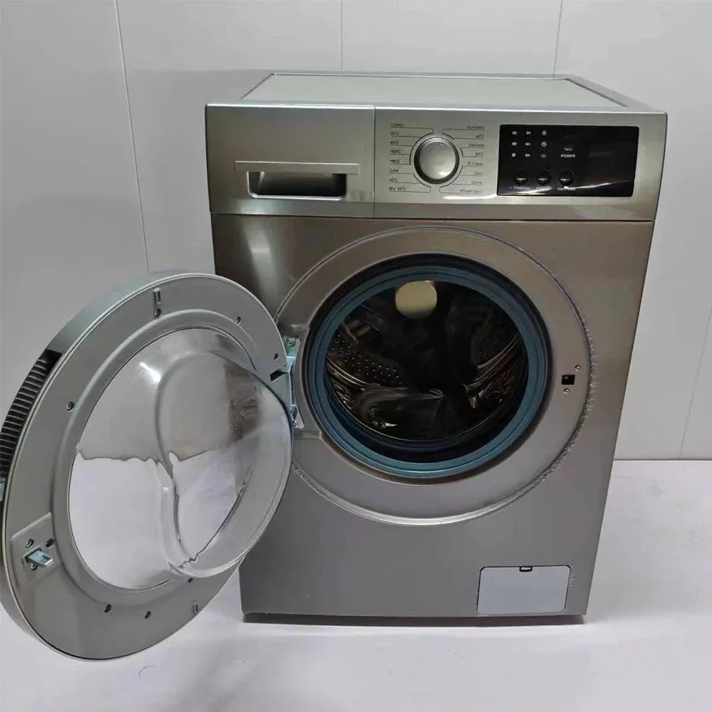 Washing and Dry Machine, 2-in-1 Fully Automatic, Electric Stainless Steel, 220V 1900W, Sturdy Zinc Plate Material, capacity 10kg