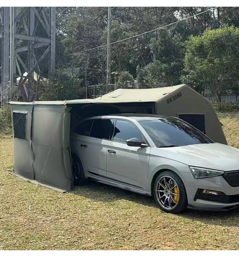 Custom Air Glamping Waterproof Tents Multifunctional Outdoor Camping Inflatable Tent Light Luxury Comfortable Rainproof Tent