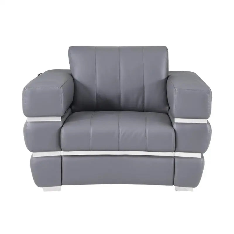Italian Leather Chair - Top Grain Design, Comfortable Seating, Elegant Home Décor, Perfect for Living Room or Office Use