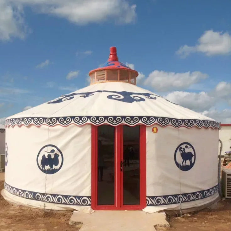 WaterProof  Glamping Luxury Mongolian yurt tent