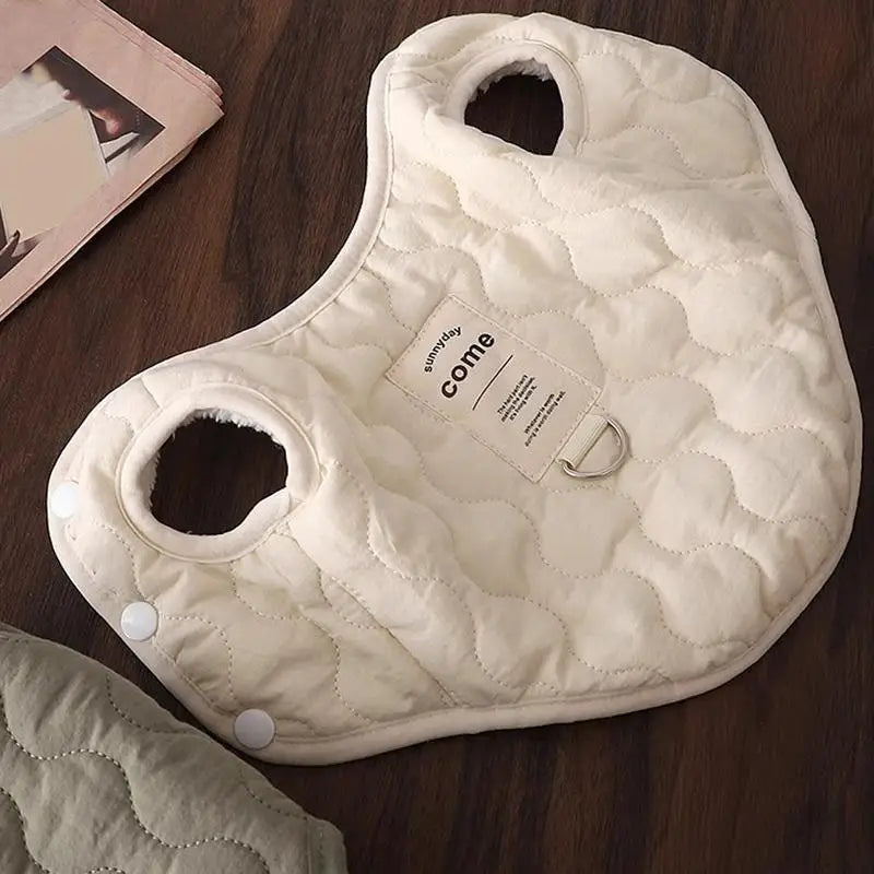Winter Pet Coat Clothes for Cold Weather Clothing Warm Dog Clothes with Built in Harness Hole Pet Apparel for Small Dogs Cats